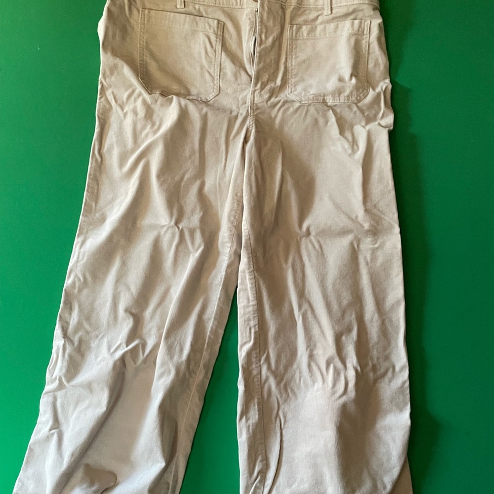 LOFT Curvy Palmer Wide Leg Pants